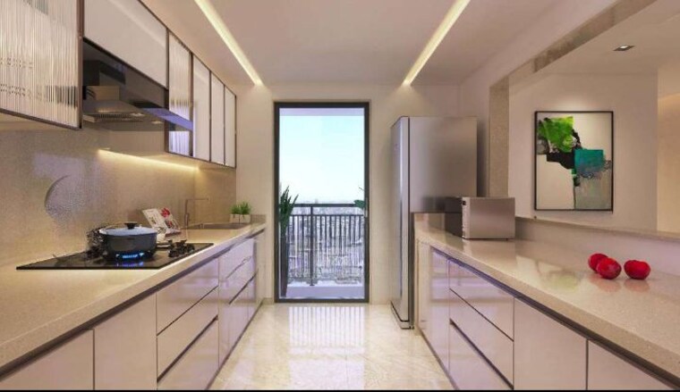 Living Room, db-parkwoods 2 Bedroom 710 Sq.Ft. Apartment In Kasarvadavali Thane 9930116