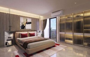 Bedroom in 2 BHK Apartment at DB Parkwoods, Kasarvadavali – for Sale