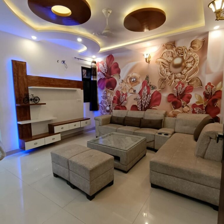Living Room, mansa ram park 3 Bedroom 950 Sq.Ft. Builder Floor In Mansa Ram Park Delhi 9930136