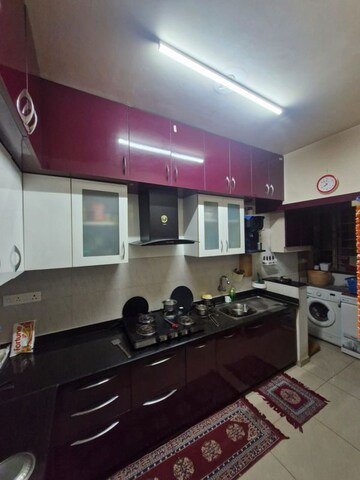 Kitchen in 2 BHK Apartment at Goyal Footprints, Thanisandra Main Road – for Rent