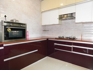 Kitchen in 3 BHK Apartment at Rajesh Raj Splendour, Vikhroli West – for Rent