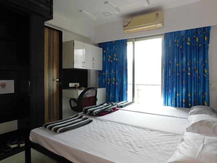 Bedroom, rajesh-raj-splendour 3 Bedroom 1100 Sq.Ft. Apartment In Vikhroli West Mumbai 9930195