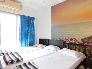 Bedroom in 3 BHK Apartment at Rajesh Raj Splendour, Vikhroli West – for Rent