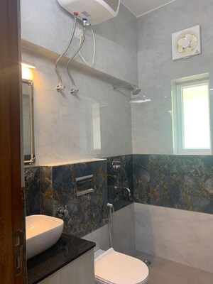 Bathroom in 2 BHK Apartment at Vasant Kunj – for Rent