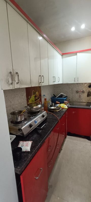 Kitchen in 2 BHK Builder Floor at Rohini Sector 7 – for Rent