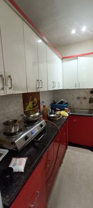 Kitchen in 2 BHK Builder Floor at Rohini Sector 7 – for Rent