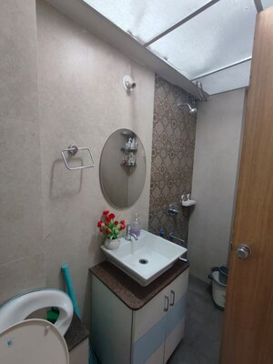 Bathroom in 2 BHK Apartment at Alcon Silverleaf, Mundhwa – for Rent