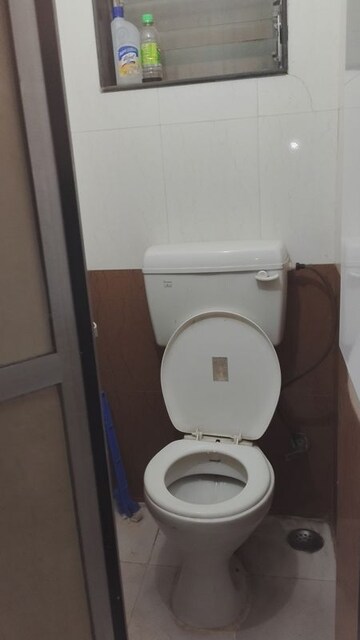 Bathroom in 1 BHK Apartment at Kopar Khairane – for Rent