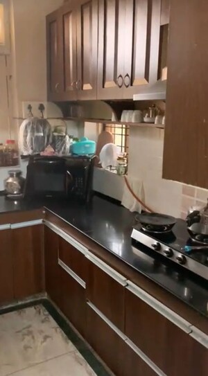 Kitchen in 3 BHK Builder Floor at Palam Vihar – for Rent