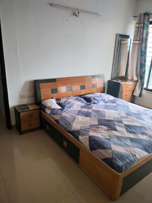 Bedroom in 2 BHK Apartment at VFVA Towers, Majiwada – for Rent