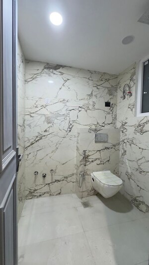 Bathroom in 2 BHK Builder Floor at Chattarpur – for Rent