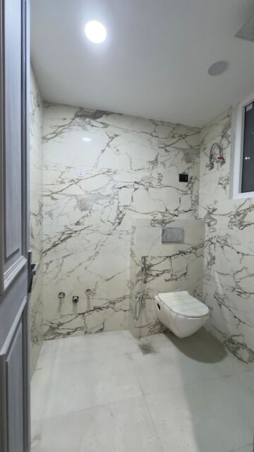 Bathroom in 2 BHK Builder Floor at Chattarpur – for Rent