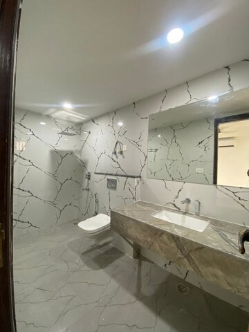 Attached Bathroom in 3 BHK Builder Floor at Chattarpur – for Rent