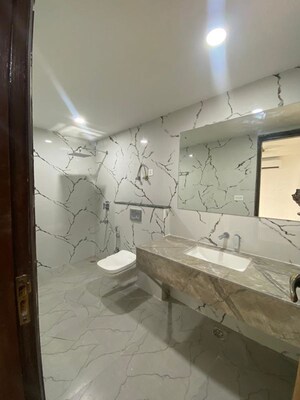 Attached Bathroom in 3 BHK Builder Floor at Chattarpur – for Rent