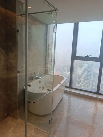 Bathroom in 4 BHK Apartment at Rustomjee Crown, Prabhadevi – for Sale