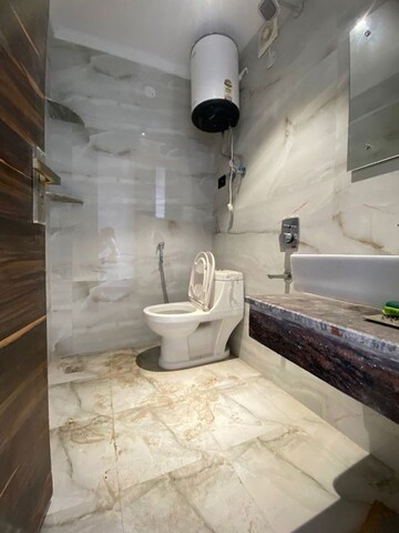 Bathroom in 3 BHK Builder Floor at Chattarpur – for Rent