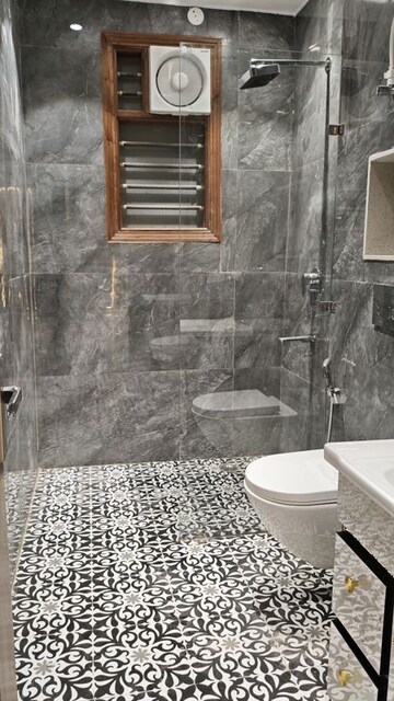 Bathroom in 4 BHK Builder Floor at Parklands, Sector 85 – for Sale