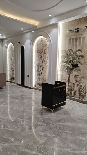 Living Room in 4 BHK Builder Floor at Parklands, Sector 85 – for Sale