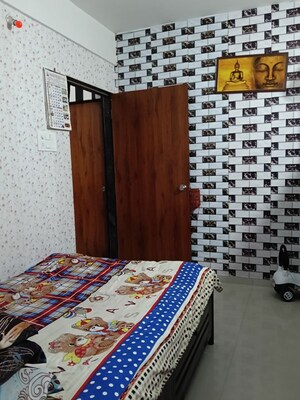 Bedroom in 1 BHK Apartment at Vision Pearl Residency Hadapsar, Hadapsar – for Sale