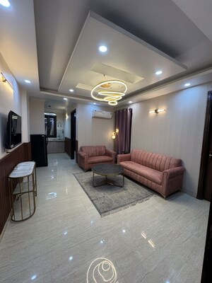 Living Room in 2 BHK Builder Floor at Chattarpur – for Rent