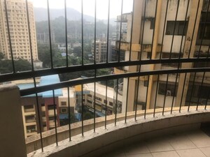 Balcony in 2.5 BHK Apartment at Rutu Estate, Brahmand – for Sale