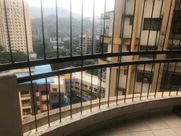 Balcony in 2.5 BHK Apartment at Rutu Estate, Brahmand – for Sale