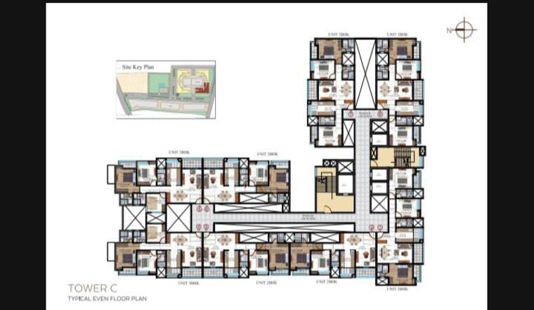Master Plan, shriram-the-spectrum 2 Bedroom 1155 Sq.Ft. Apartment In Undri Pune 9931121