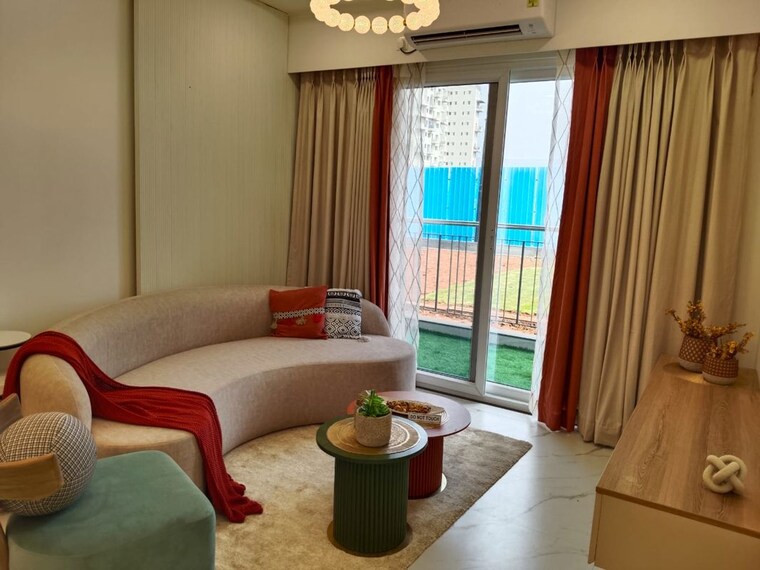 Living Room, shriram-the-spectrum 3 Bedroom 1444 Sq.Ft. Apartment In Undri Pune 9931132