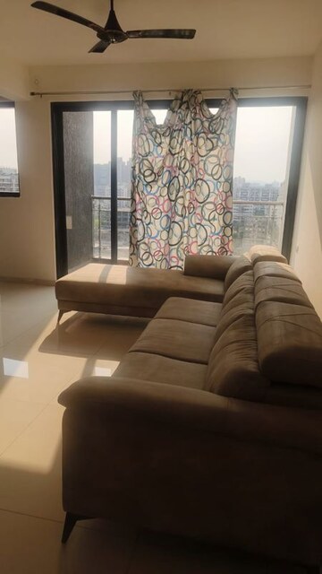 Living Room in 2 BHK Apartment at Paranjape Broadway, Wakad – for Rent