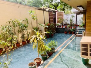 Balcony in 6+ BHK Builder Floor at Greater Kailash ii – for Rent