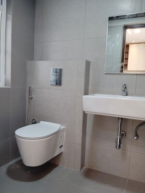 Bathroom in 3 BHK Apartment at Poulomi Avante, Kokapet – for Rent