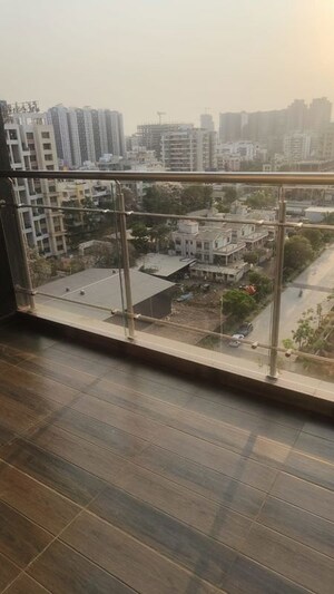 Balcony in 2 BHK Apartment at Paranjape Broadway, Wakad – for Rent