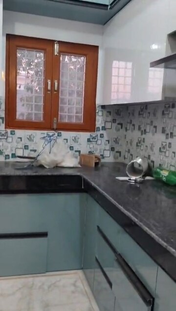 Kitchen in 3 BHK Builder Floor at Govindpuram – for Sale