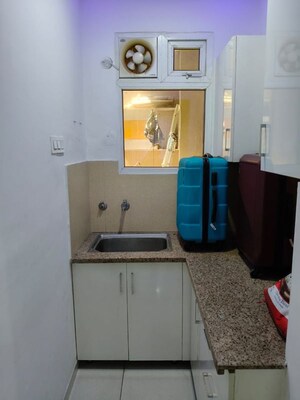 Kitchen in 1 RK Apartment at Barnala Green Lotus Avenue, Ambala Highway – for Rent