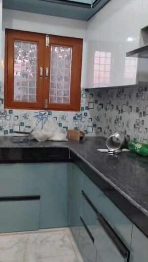 Kitchen in 3 BHK Builder Floor at Govindpuram – for Sale