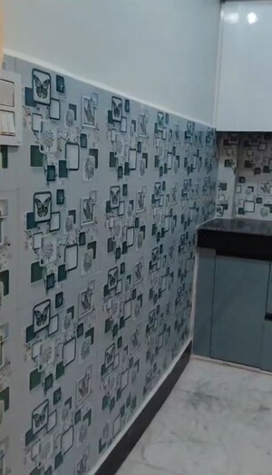 Kitchen in 3 BHK Builder Floor at Govindpuram – for Sale