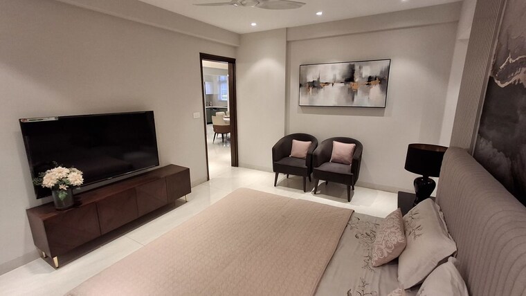 Living Room, northview-homez 3 Bedroom 1200 Sq.Ft. Apartment In Ambala Highway Zirakpur 9931331