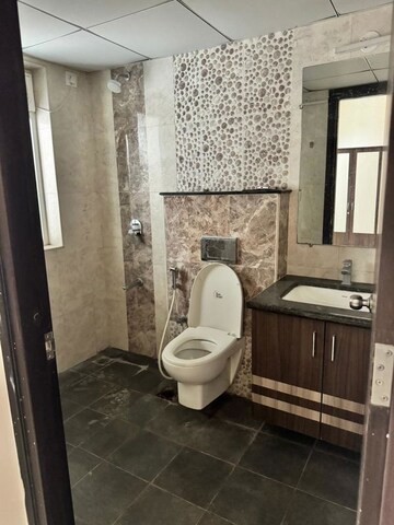 Bathroom in 3 BHK Apartment at Pashmina Waterfront, Old Madras Road – for Rent
