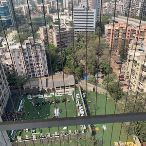 Balcony in 3 BHK Apartment at Shraddha Elite, Poisar – for Rent