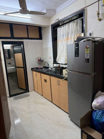Kitchen in 1 RK Apartment at Mahim Landmark, Mahim – for Rent
