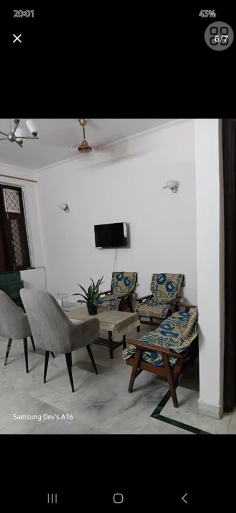 Master Bedroom, east of kailash 3 Bedroom 400 Sq.Yd. Apartment In East Of Kailash Delhi 9931399