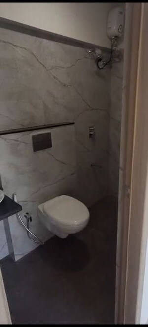 Bathroom in 3 BHK Apartment at Tattva Mittal Cove, Andheri West – for Rent