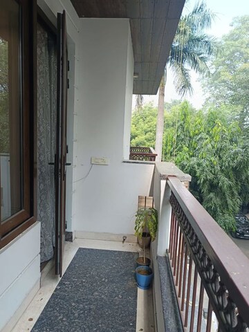 Balcony in 3 BHK Apartment at East Of Kailash – for Rent