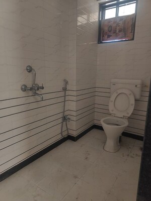 Bathroom in 3 BHK Apartment at K Raheja Reserve, Mohammadwadi – for Rent