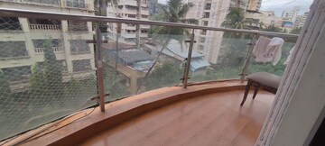Balcony in 3 BHK Apartment at Bhagat CHS, Bandra West – for Rent