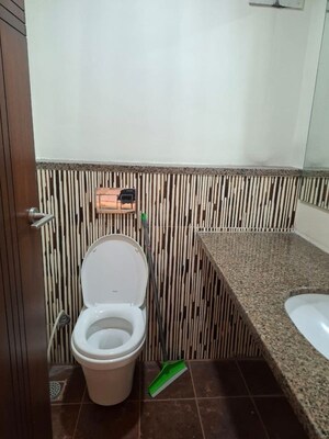 Bathroom in 3.5 BHK Apartment at Banjara Hills – for Rent