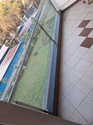 Balcony in 3.5 BHK Apartment at Banjara Hills – for Rent