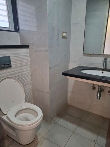 Bathroom in 3.5 BHK Apartment at Banjara Hills – for Rent