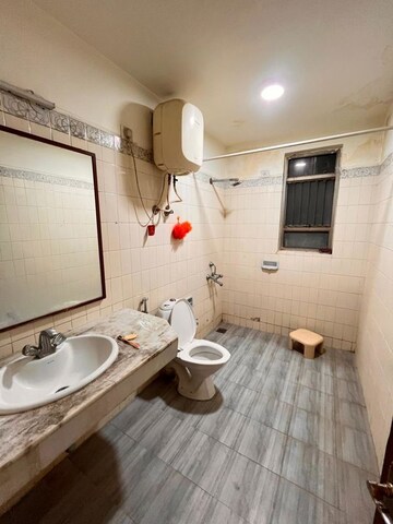 Bathroom in 3 BHK Apartment at Krishna Apartment Vasanth Nagar, Vasanth Nagar – for Rent