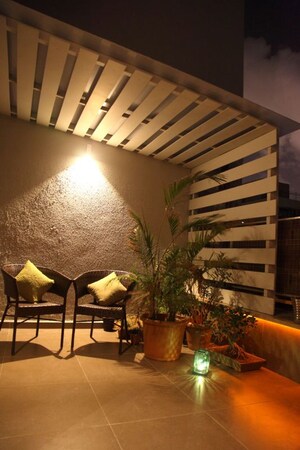 Staircase in 3.5 BHK Apartment at Juhu Scheme, Juhu – for Rent